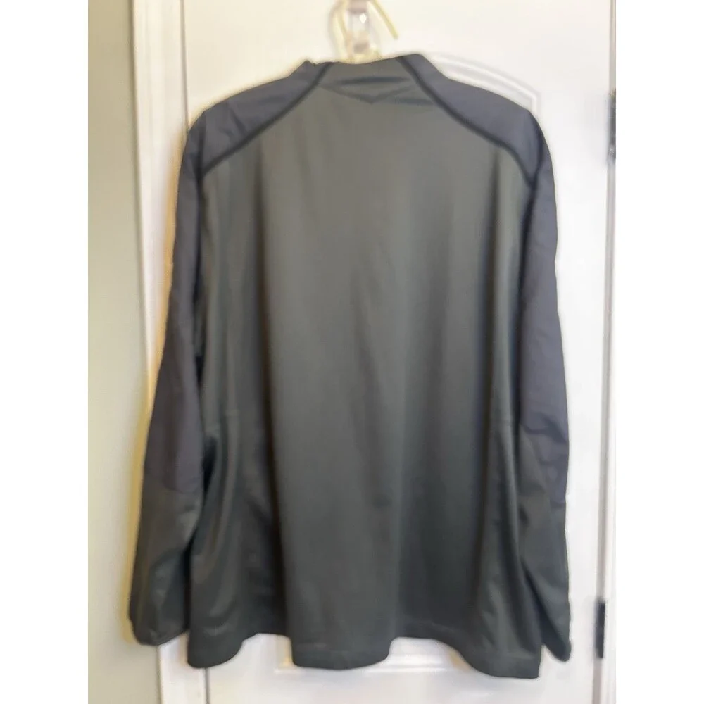 Nike New Orleans Saints NFL Dri-FIT On Field 1/4 Zip Pullover Jacket Mens 2XL XL
